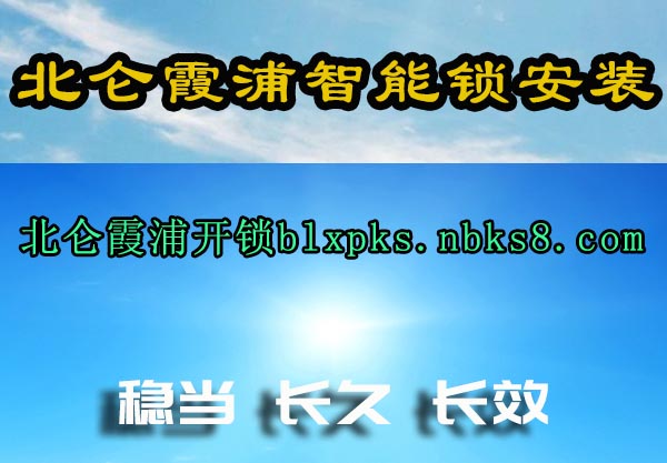 北仑霞浦智能锁安装