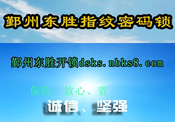 鄞州东胜指纹密码锁