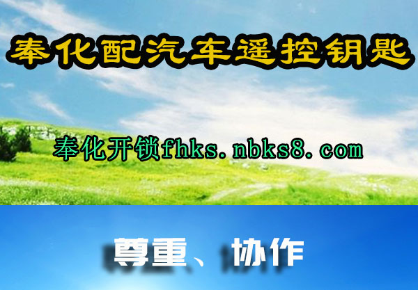 奉化配汽车遥控钥匙