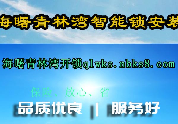 海曙青林湾智能锁安装