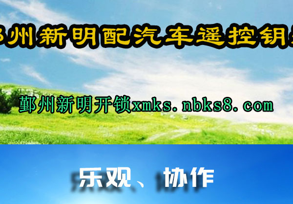鄞州新明配汽车遥控钥匙